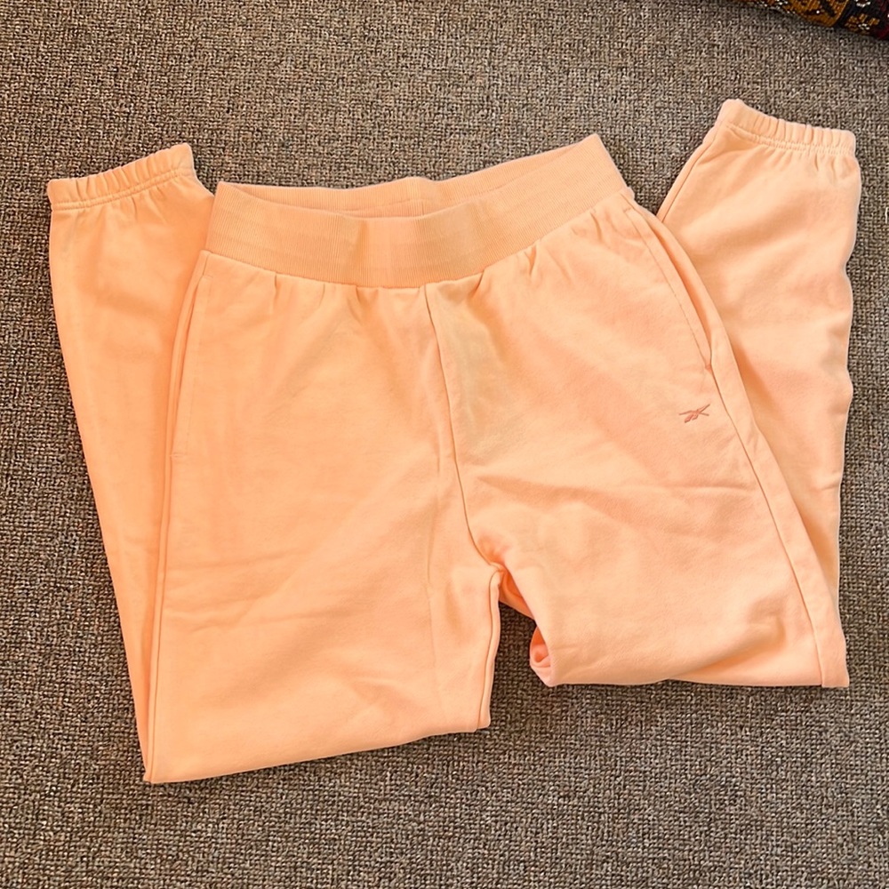 Reebox peach track pants